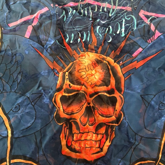 Ed Hardy Silk Scarf - Picture 3 of 4